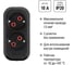 Розеточная колодка TDM ELECTRIC 2 гнезда 2П б/з 10А 250В черная серии Народная SQ1806-0422 3