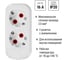Розеточная колодка TDM ELECTRIC 2 гнезда 2П+З 16А 250В белая серии Народная SQ1806-0414 3