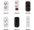 Розеточная колодка TDM ELECTRIC 2 гнезда 2П+3 с выключателем 16А 250В черная серии Народная SQ1806-0424 6