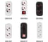 Розеточная колодка TDM ELECTRIC 2 гнезда 2П+З 16А 250В черная серии Народная SQ1806-0423 6