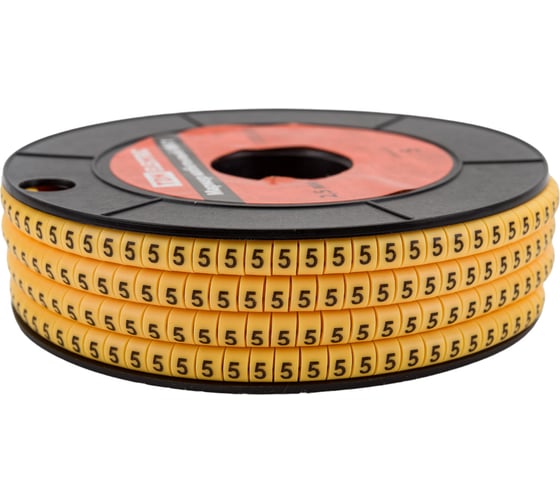 Маркер МК1 - 2,5мм символ 5 1000шт/ролл TDM ELECTRIC SQ0511-0020