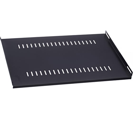 Полка стационарная для шкафа W&T 600х600 настенная черная WT-2077A-600-B