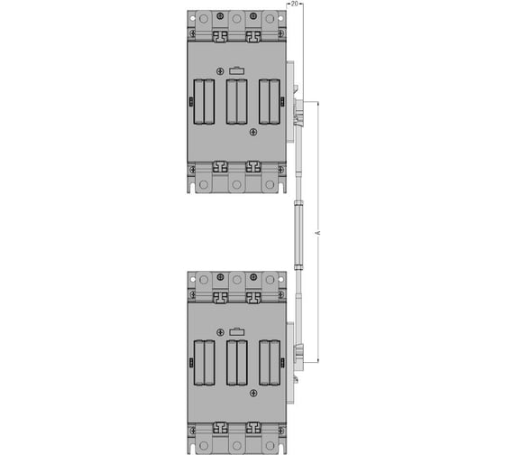 Блокировка КЭАЗ OptiStart K-FX-5503 механическая вертикальная 305...345 мм для AF-160..AF-230 335372