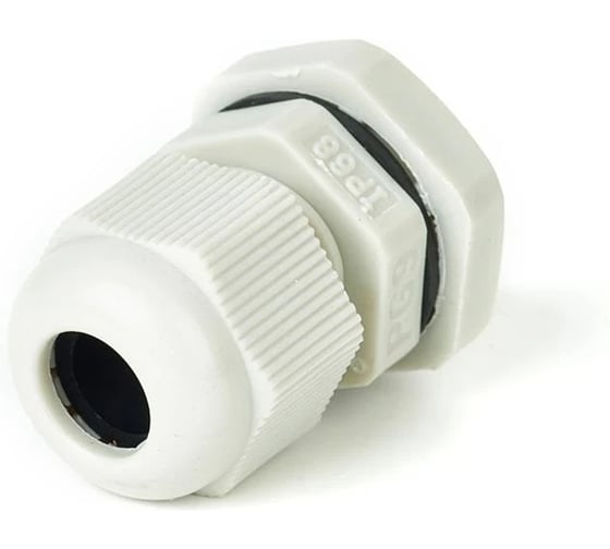 Сальники HLT PG-9 диаметр проводника 4-8мм IP68 светло-серый (100шт./уп) 083-01-02