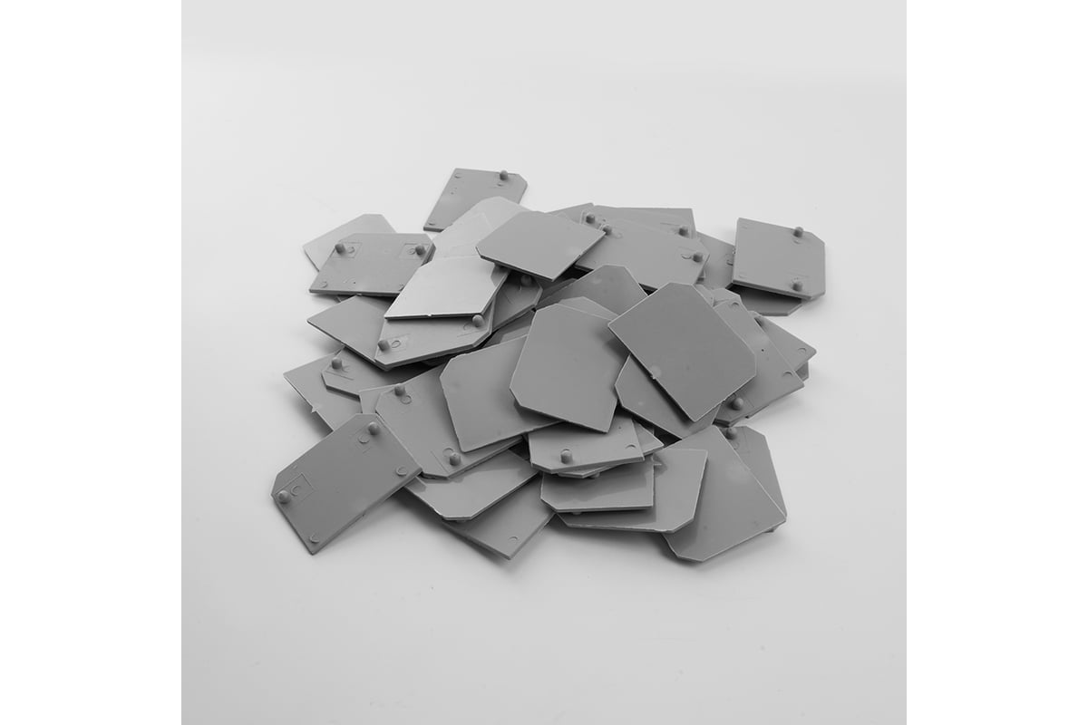 Торцевая заглушка STEKKER LD557-1-25 для ЗНИ 2,5 мм (JXB 2,5), серый ...