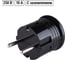 Вилка с заземлением TDM ELECTRIC круглая, черная, 10А, 250В SQ1806-0200 3