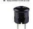Вилка с заземлением TDM ELECTRIC круглая, черная, 10А, 250В SQ1806-0200 4