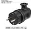 Угловая вилка TDM ELECTRIC с ушком, каучук, 2Р+РЕ, 16А, 250В, IP44 SQ0612-0004 3