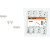 Маркеры для ЗКБ TDM ELECTRIC 1,5мм2, цифры 1-10, упаковка 100 штук SQ0822-0047