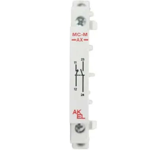 Дополнительный контакт к модульным контакторам AKEL ВА47-МС-М-ДК-11 1NO+1NC 401301