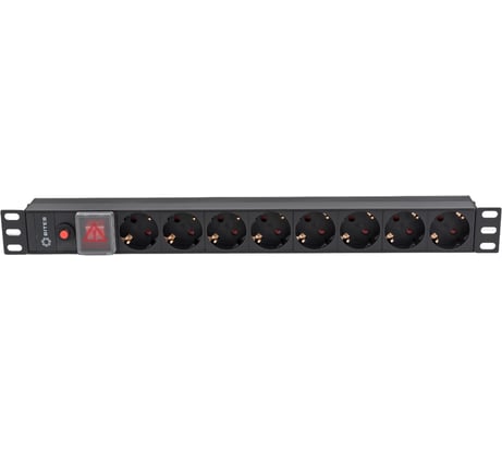 Блок розеток 5bites 8 розеток, алюминий, 1U, 19" PDU819A-07