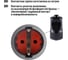 Розетка штепсельная рифленая с заземлением 16А 250B чёрная TDM ELECTRIC SQ1806-0212 3