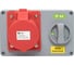 Розетка с блокировкой и выключателем EKF 1425 3Р+РЕ+N 32А 380В IP44 ps-1425-32-380 3