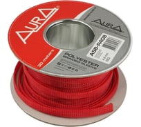 Защитная оплетка AurA полиэстер 4-8мм, красная ASB-R408