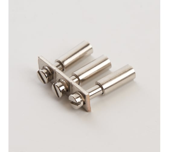Центральная перемычка STEKKER для ЗНИ 6 мм (JXB 6) 3PIN LD558-3-60 (DIY упак 20 шт), 39674