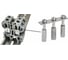 Центральная перемычка STEKKER для ЗНИ 4 мм (JXB 4) 10PIN LD558-10-40 (DIY упак 10 шт), 39677 4
