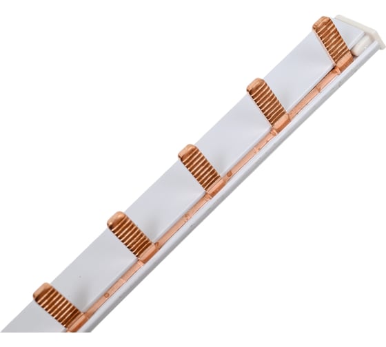 Соединительная шина типа PIN REXANT 12 штырей 1Р 100 А 22 см 11-2252