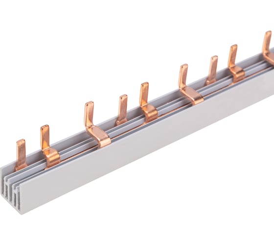 Соединительная шина типа PIN REXANT 12 штырей 3Р 100 А 22 см 11-2256 1