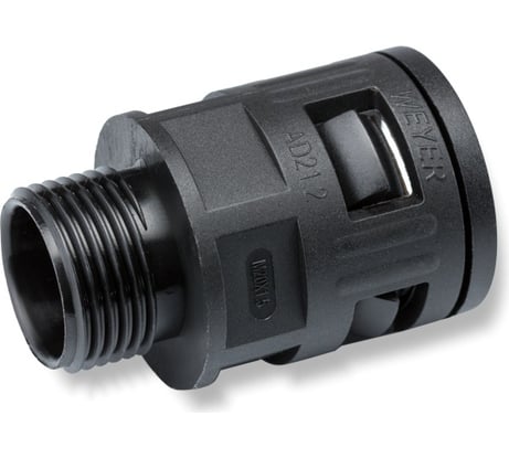 Муфта для гофрированных труб Weyer WQG1-M20B/AD21.2 коннектор прямой нар. M20x1.5 WE0104000