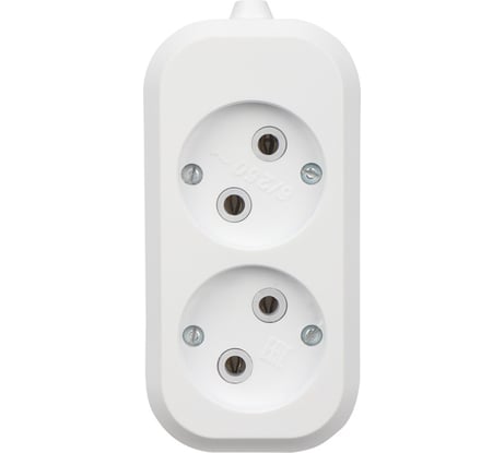 Розеточная колодка REXANT 2 гнезда без заземления 11-8701