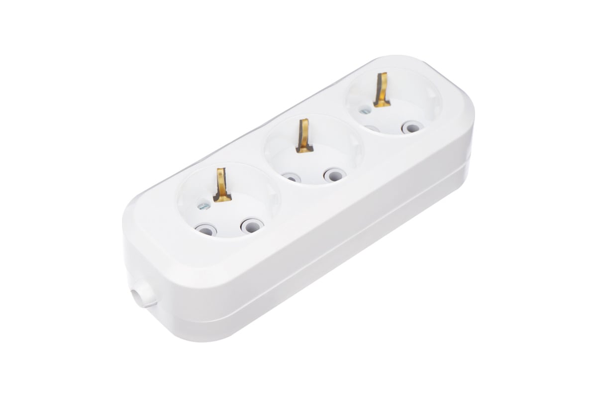 Колодка REXANT 3 гнезда с заземлением 11-8704 - выгодная цена, отзывы ...