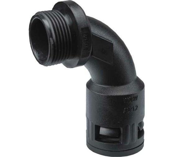 Муфта для гофрированных труб Weyer WQBW-M25B/AD21.2 - коннектор поворотный, нар. M25x1.5 WE1902000 1