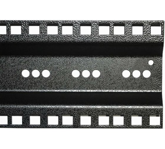 Монтажный профиль Hyperline MPR19-47U-RAL9005 высотой 47U, для шкафов TTR, TTB, в комплекте 2 штуки 432952