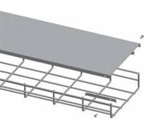 Крышка для лотка LANMASTER шириной 400мм, 1м. LAN-MT-AB400-EZ