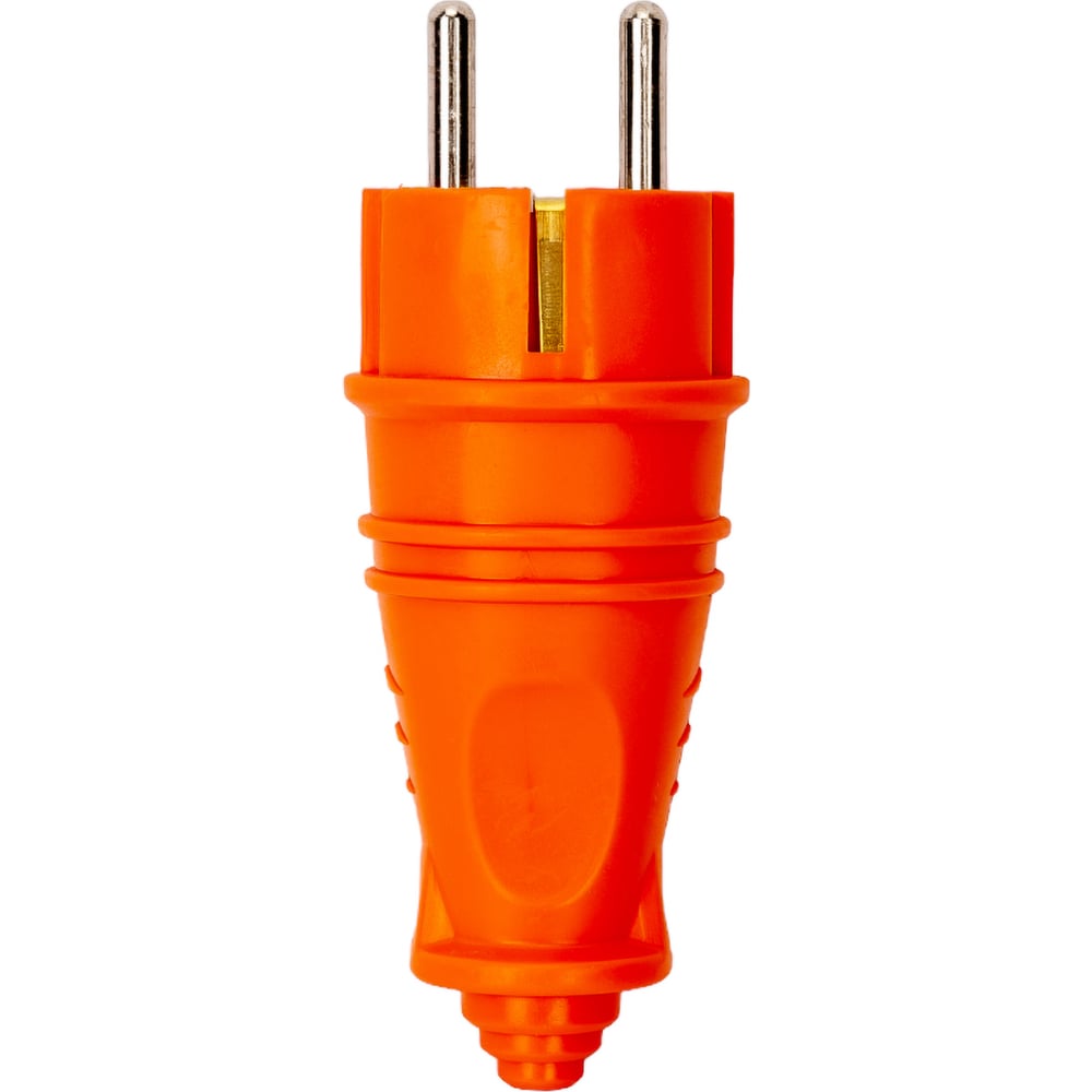 Штепсельная прямая вилка NE-AD с заземлением, 16А, евро (каучук ...