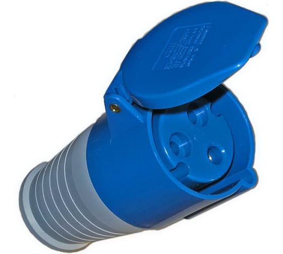 Силовой разъем RUICHI 223 2P+E 32A 220-240V 64239