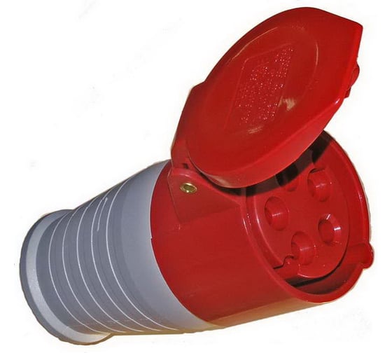 Силовой разъем RUICHI 215 3P+N+E 16A 220-415V 64242 1