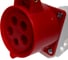 Силовой разъем RUICHI 125 3P+N+E 32A 220-415V 64234 5