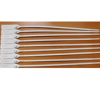 Пластиковая номерная пломба Пломба.Ру D 7 мм. L 280 мм. Цвет белый 100 шт. в упаковке КПП-3-2012