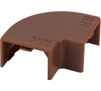 Поворот IEK ELECOR 90град КМП 15x10 дуб 4шт.компл EL-KK10D-P-015-010-K11