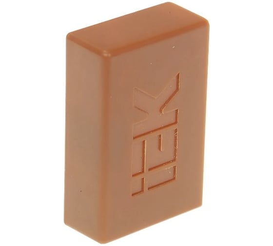 Заглушка IEK ELECOR КМЗ 16x16 дуб 4шт.компл EL-KK10D-Z-016-016-K11