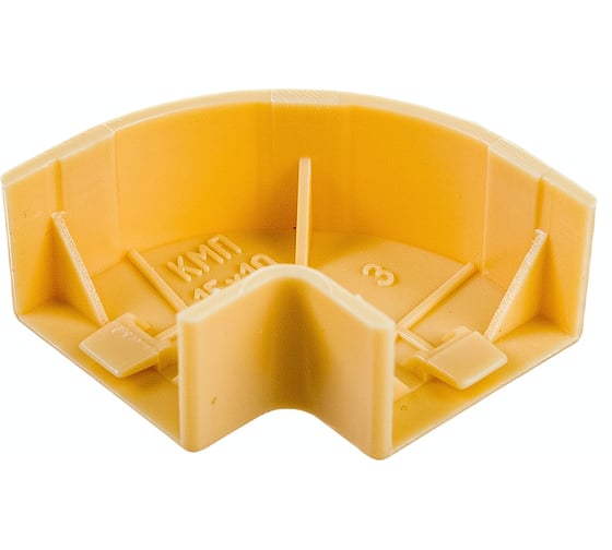 Поворот IEK ELECOR 90град КМП 15x10 сосна 4шт.компл EL-KK10D-P-015-010-K34 1