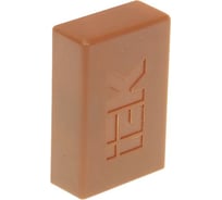 Заглушка IEK ELECOR КМЗ 40x25 дуб 4шт.компл EL-KK10D-Z-040-025-K11