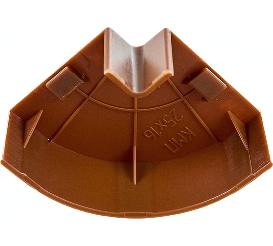 Поворот IEK ELECOR 90град КМП 25x16 дуб 4шт.компл EL-KK10D-P-025-016-K11