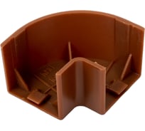 Поворот IEK ELECOR 90град КМП 16x16 дуб 4шт.компл EL-KK10D-P-016-016-K11