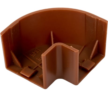 Поворот IEK ELECOR 90град КМП 16x16 дуб 4шт.компл EL-KK10D-P-016-016-K11