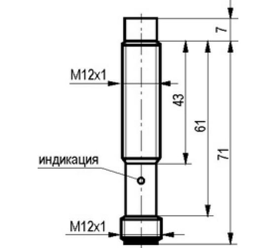 Индуктивный бесконтактный выключатель ТЕКО ISN EC2A-31P-4-LZS4  00-00025542