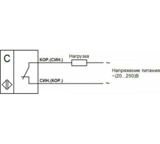 Емкостной бесконтактный выключатель ТЕКО CSN E41P5-025-10-L 00-00038665