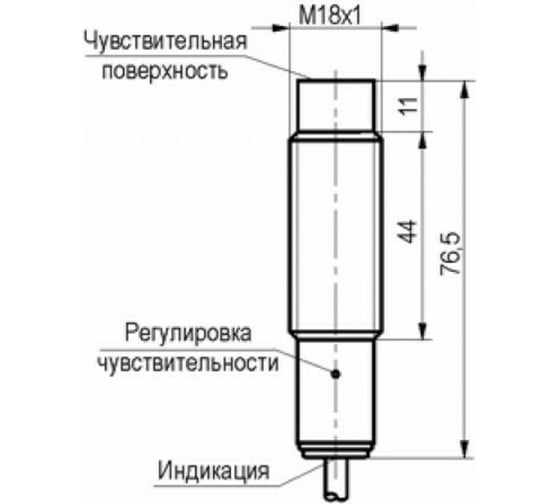 Емкостной бесконтактный выключатель ТЕКО CSN E41P5-025-10-L 00-00038665