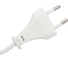 Провод с евроштекером duwi белый 1,8м H 03 VV-F 2x0,5 мм 28562 5 4