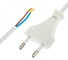 Провод с евроштекером duwi белый 1,8м H 03 VV-F 2x0,5 мм 28562 5 5