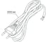 Провод с евроштекером duwi черный, 2м H 03 VV-F 2x0,5 мм 28565 6 8