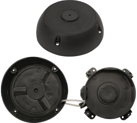 Монтажная коробка SLT МК-2 черная для видеокамер 10463