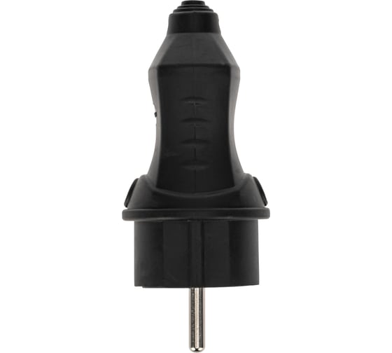 Прямая вилка PROCONNECT влагозащищенная 2P+PE 230V, 16 А, IP44 каучук 111-001-4