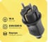 Прямая вилка PROCONNECT влагозащищенная 2P+PE 230V, 16 А, IP44 каучук 111-001-4 1