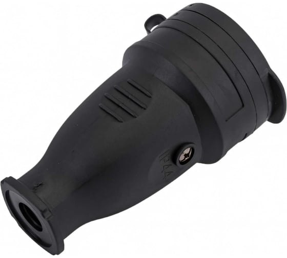 Разборная розетка General Lighting Systems GRV-S-16-R-G-B-IP44 16А круглая, с/з черная IP44 Рас. 20 штук 470518